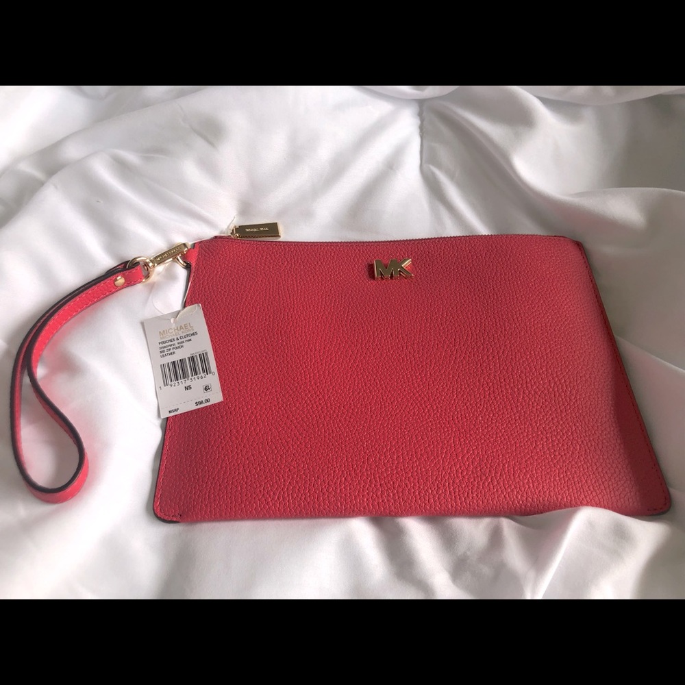 NWT Michael Kors Medium Zipper Pouch